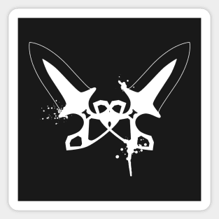 Shadow Daggers Knife CSGO Gaming Sticker